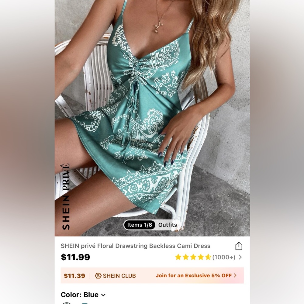 SHEIN summer dress never worn